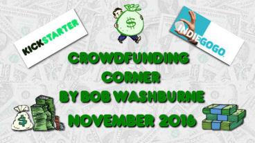 Crowdfunding Corner – November 2016
