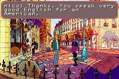 Broken Sword Game Boy Advance screenshots