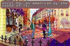 Broken Sword Game Boy Advance screenshots