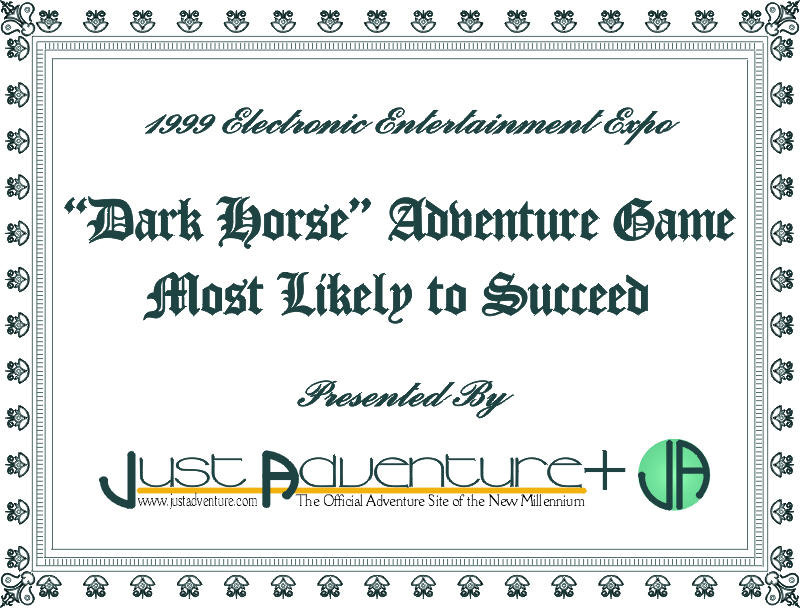 Dark Horse Adventure Game Most Likely to Succeed