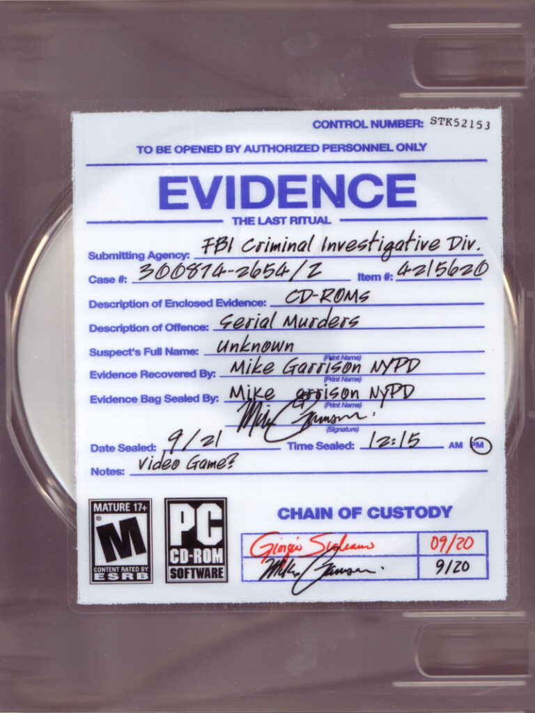 Cover art for Evidence: The Last Ritual