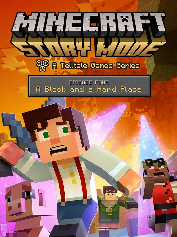 Cover art for Minecraft: Story Mode - Episode 4: A Block and a Hard Place