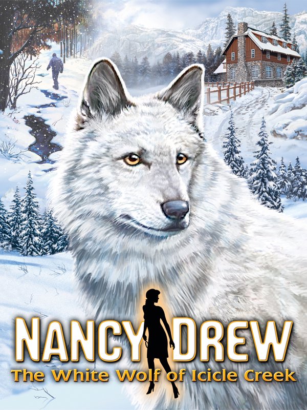 Cover art for Nancy Drew: The White Wolf of Icicle Creek