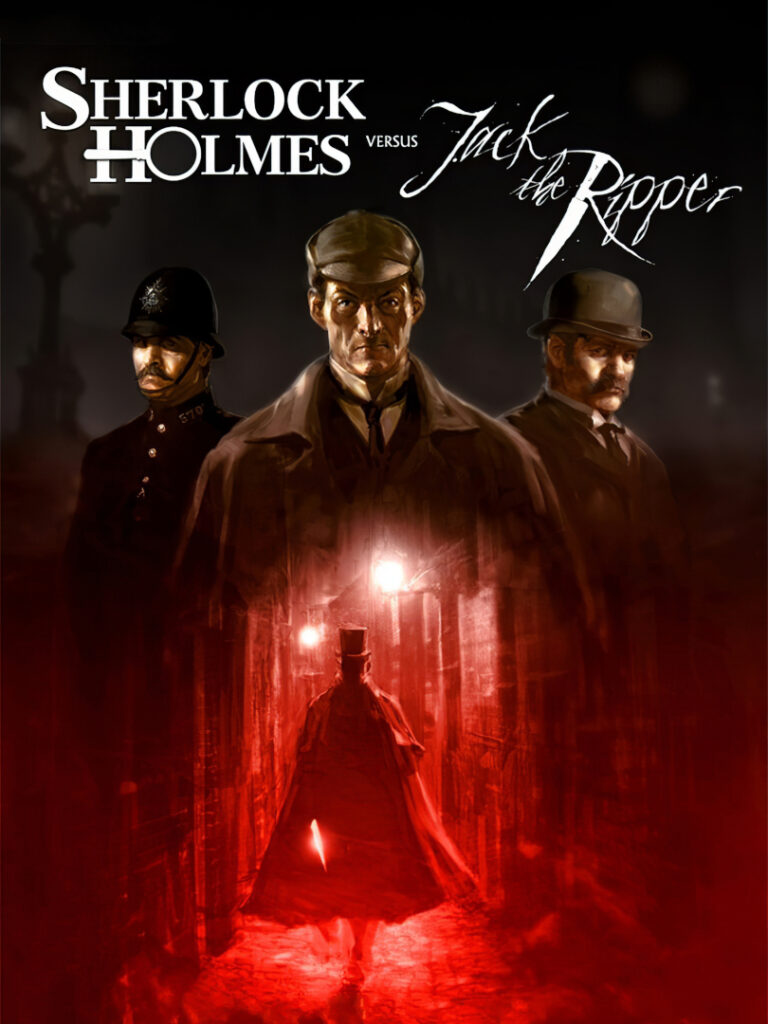 Cover art for Sherlock Holmes Versus Jack the Ripper
