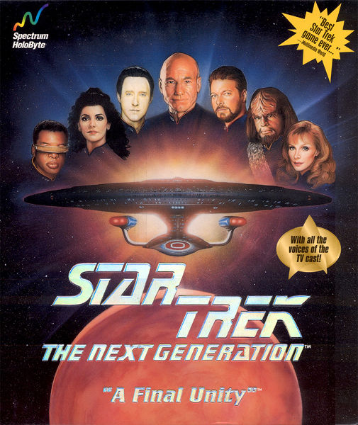 Cover art for Star Trek: The Next Generation - A Final Unity