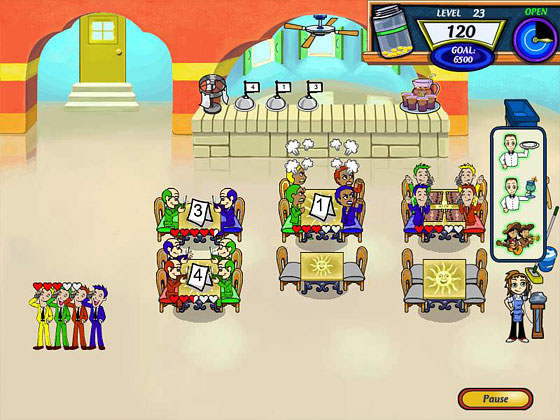 Diner Dash 2 screenshot 2