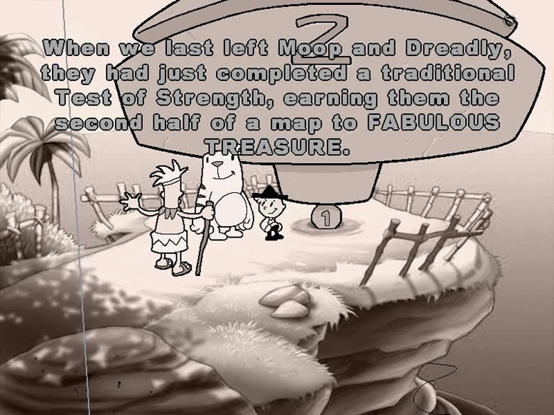 Moop and Dreadly in The Treasure on Bing Bong Island screenshot 5