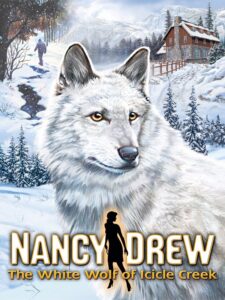 Cover art for Nancy Drew: The White Wolf of Icicle Creek