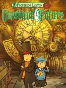 Cover art for Professor Layton and the Unwound Future