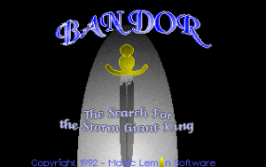 Cover art for Bandor: The Search for the Storm Giant King