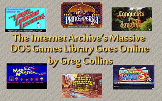 The Internet Archive’s Massive DOS Games Library Goes Online