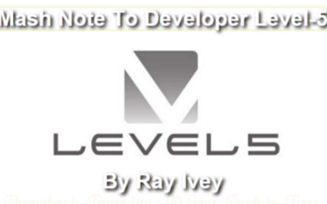 Mash Note To Game Developer Level-5