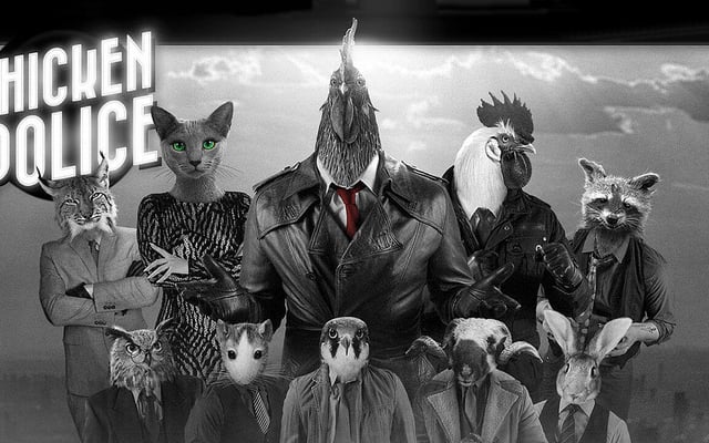 Animal Noir Adventure Chicken Police is Headed Our Way