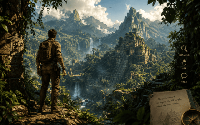 In Adventure Games, the Interface Is Often the First Puzzle